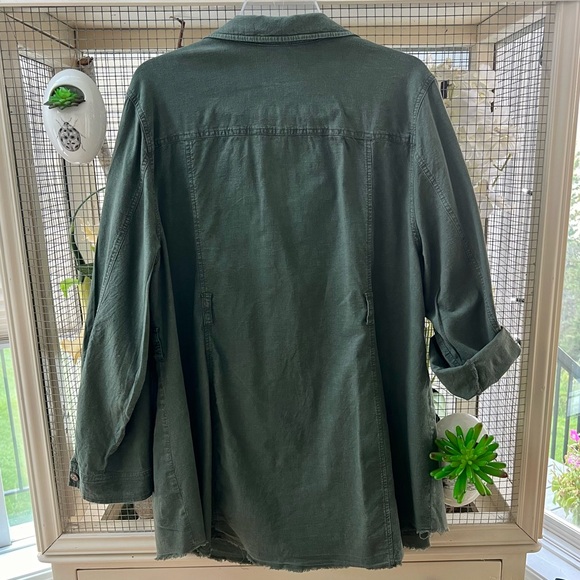 Torrid Women's Green Unlined Jacket Size 1 XL - Picture 5 of 7